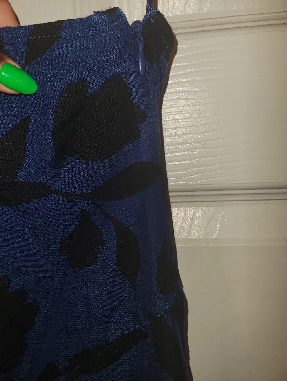 Kate spade x TARGET size 14 One-Shoulder BLUE & Black Floral Jumpsuit. NEW